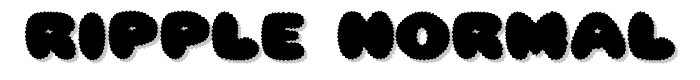 Ripple Normal font